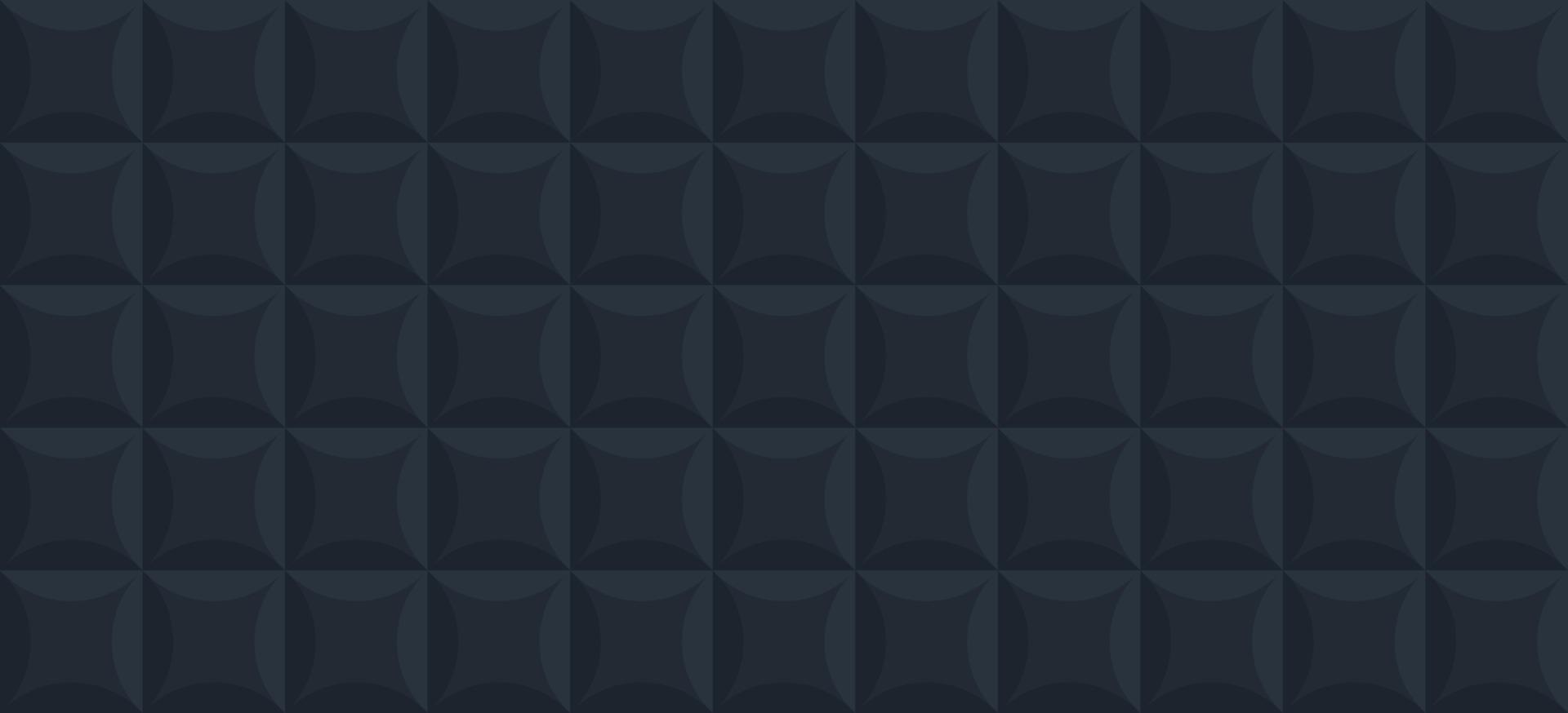 luxus schwarze lederpolsterung vintage hintergrund. realistische fliesenstruktur für dekorinnenraum mit quadratischer form. geometrische Oberflächenvorlage. abstraktes modernes Tapetendesign. Vektor-Illustration. vektor
