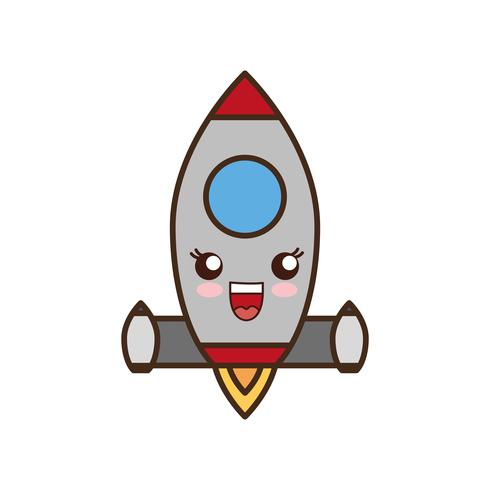 space raket icon vektor