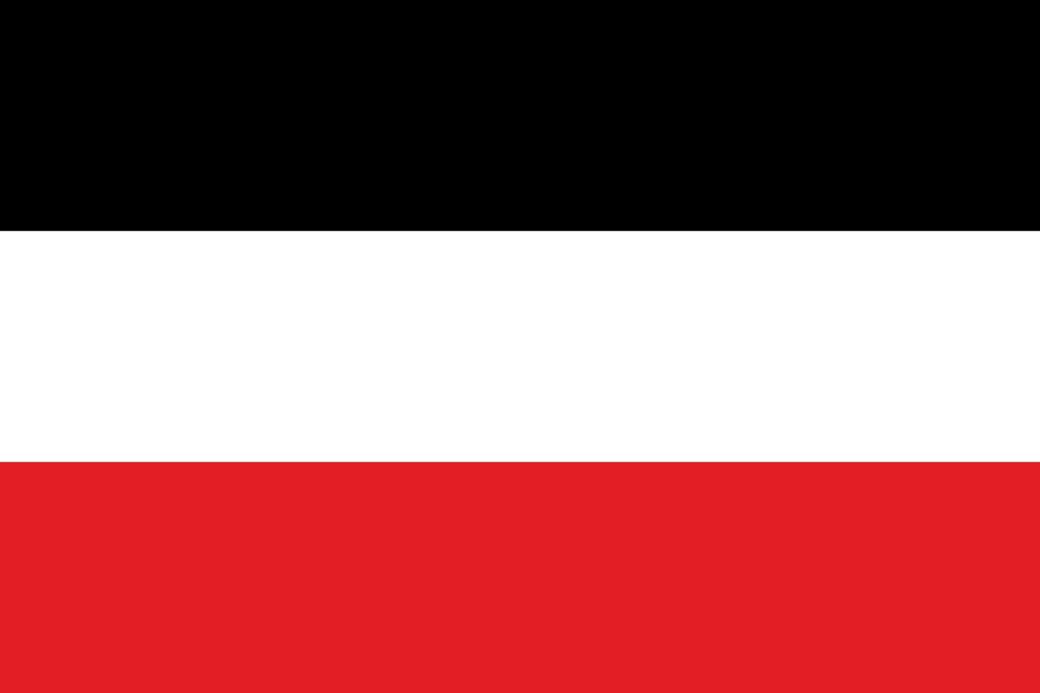 historische Flagge. richtige Proportion und Farbe vektor