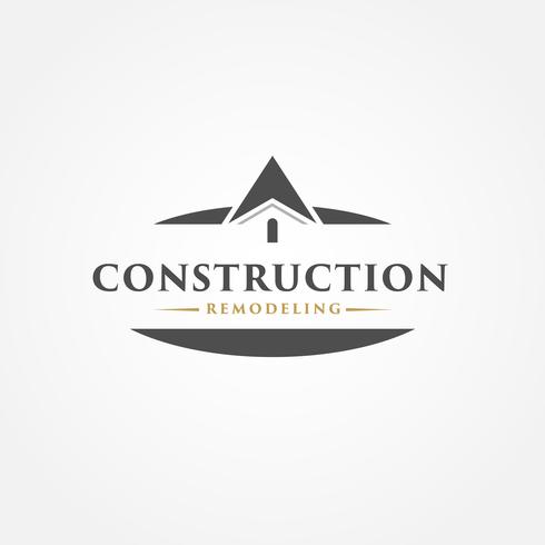 Einfaches Immobilien-Logo vektor