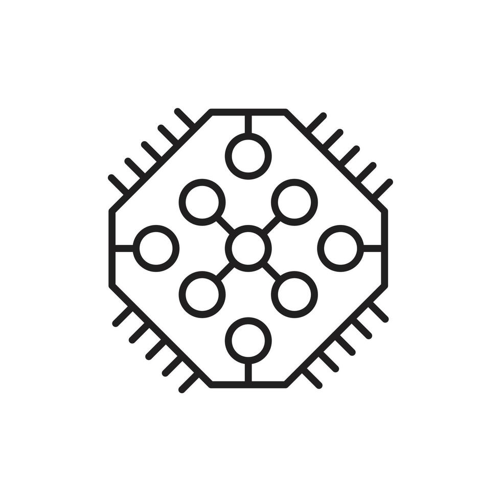 kärna ikon symbol platt vektor illustration för grafik och webbdesign.