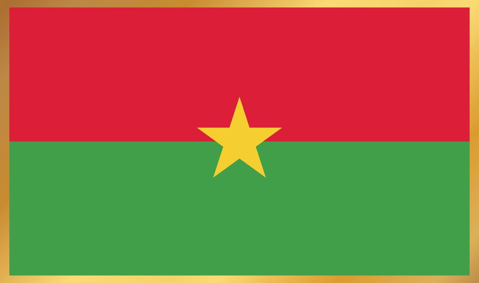 burkina faso flagga, vektor illustration