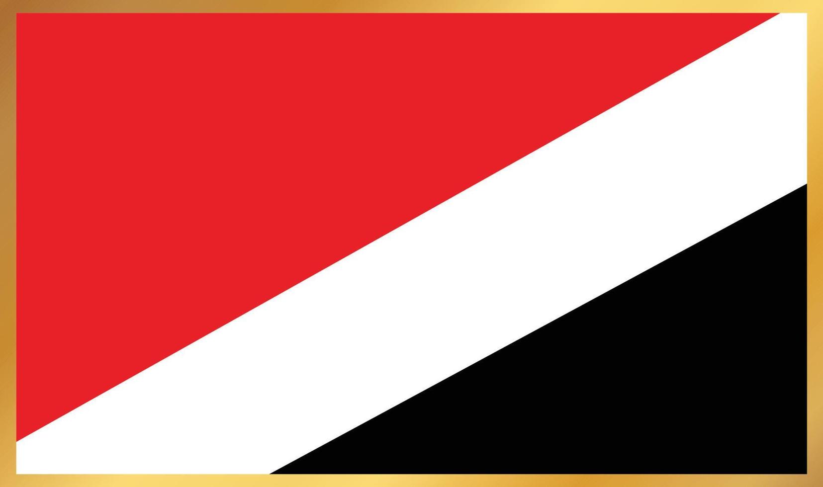 Sealand Fürstentum Sealand Flagge, Vektorillustration vektor