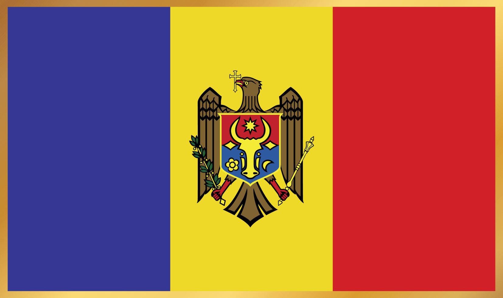Moldawien-Flagge, Vektorillustration vektor