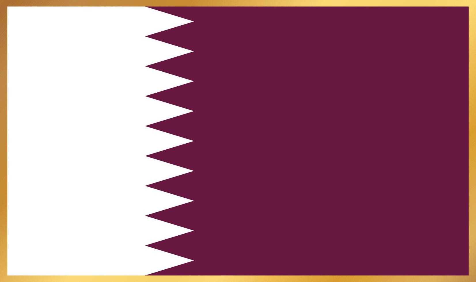 Katar-Flagge, Vektorillustration vektor
