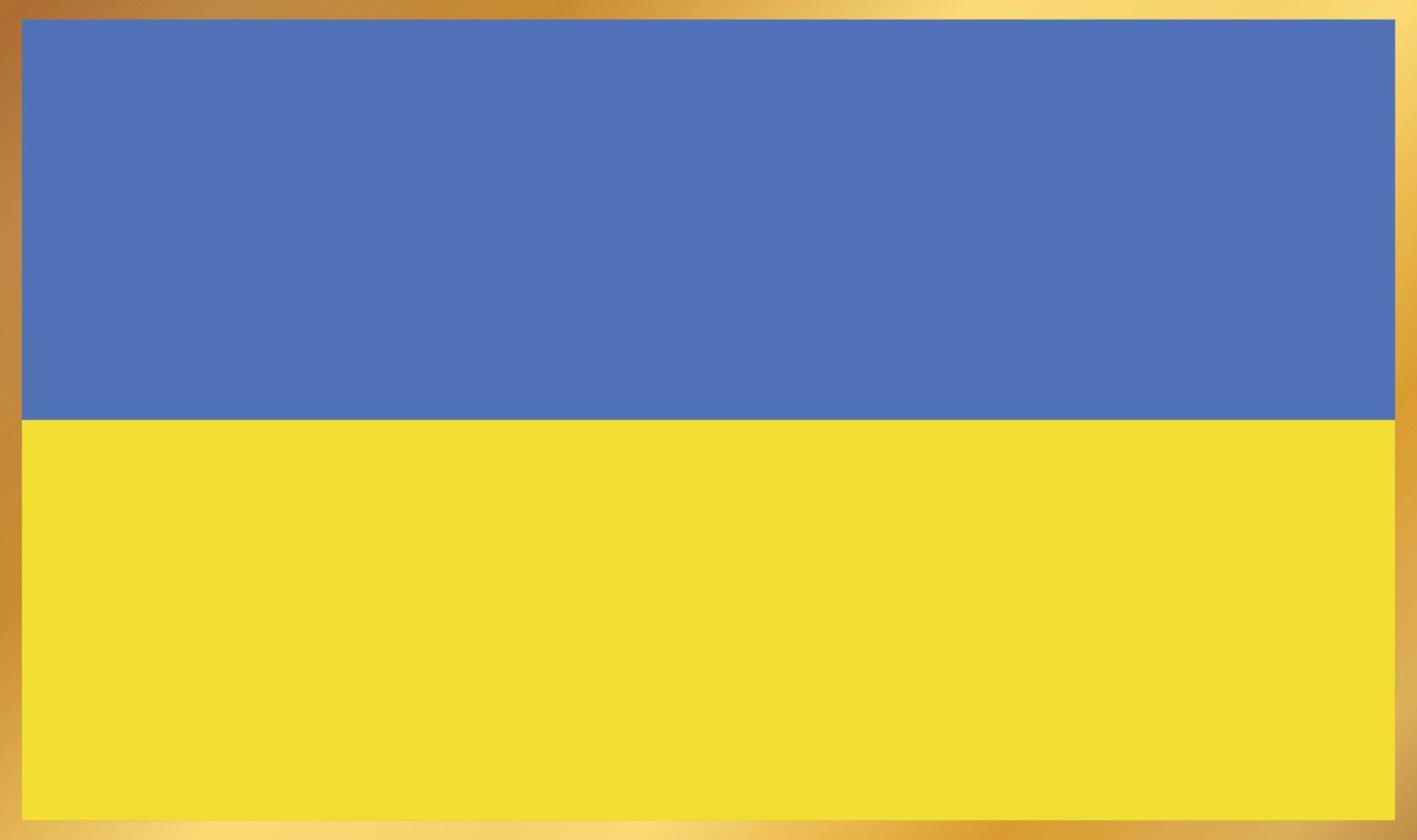 ukrainska flaggan, vektor illustration