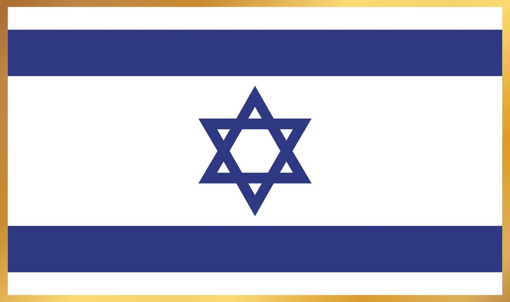 Israel-Flagge, Vektorillustration vektor
