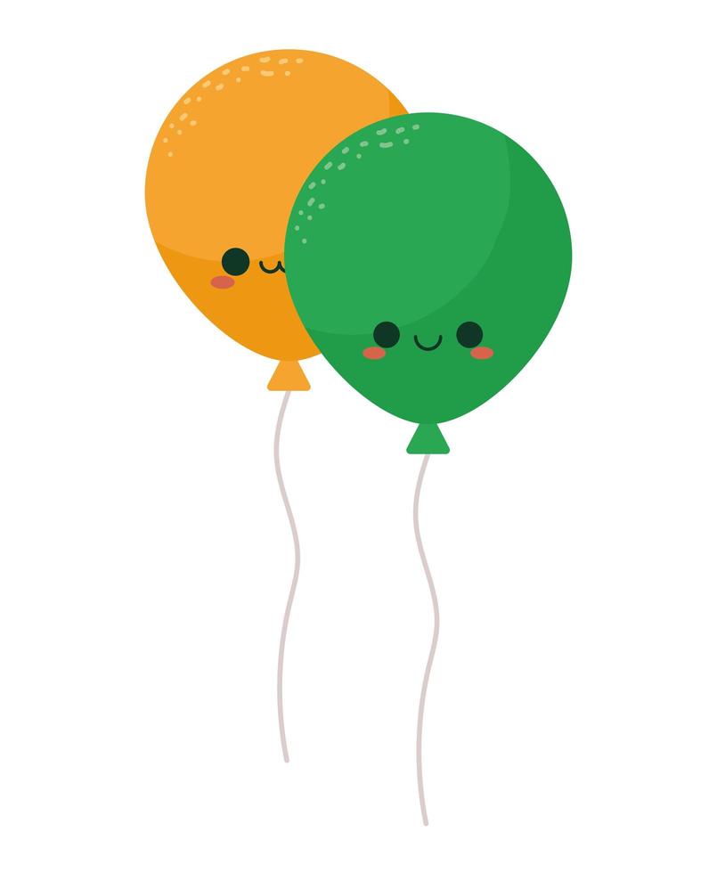 patricks day luftballons vektor