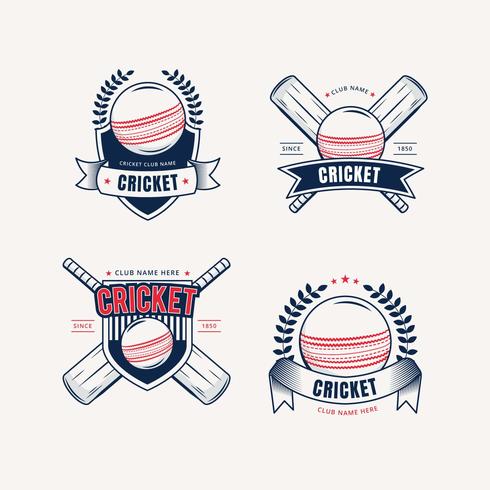 Cricket-Logo-Vektor vektor