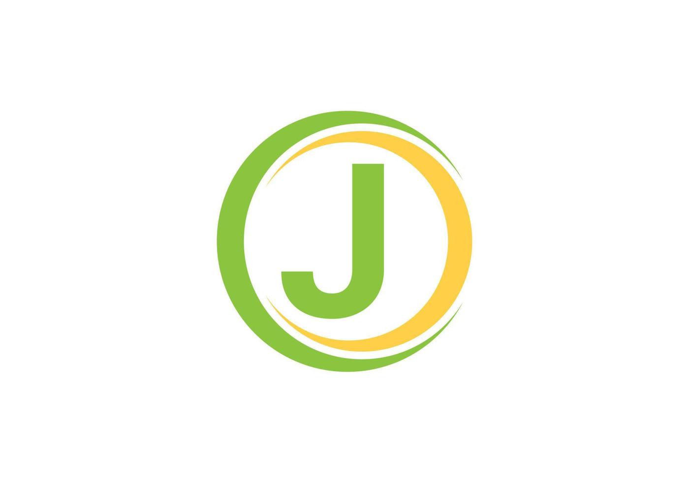 dies ist ein kreatives buchstabe-j-symbol-logo-design vektor
