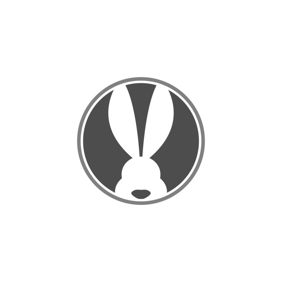 Kaninchen-Logo-Icon-Design-Vektor-Vorlage vektor