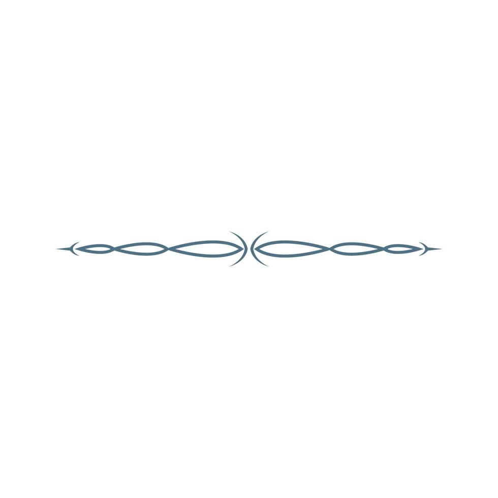Grenze, Ornament-Icon-Design-Vorlagenvektor vektor