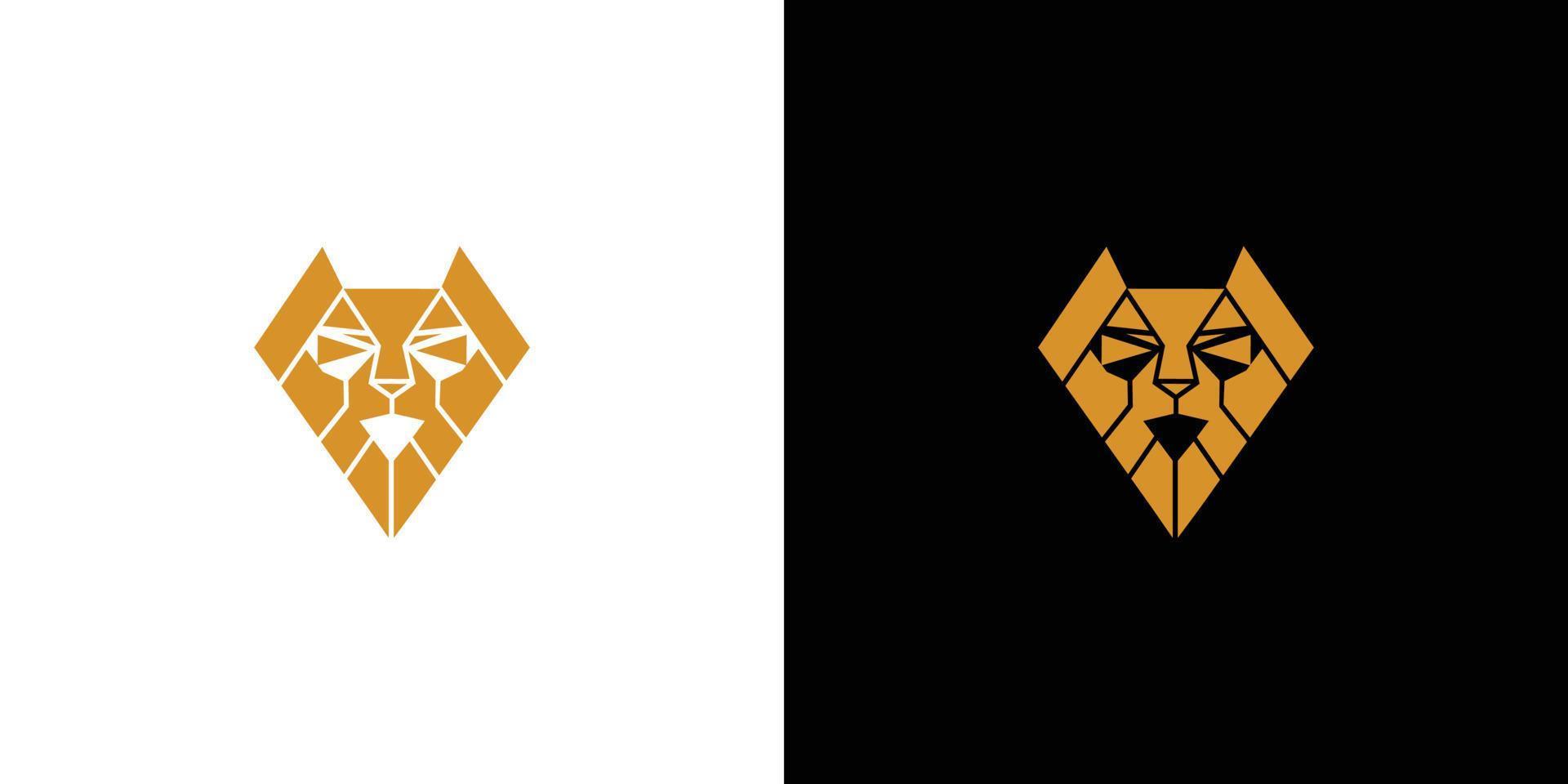 unik och stark bokstav v initial lejon logotypdesign 1 vektor