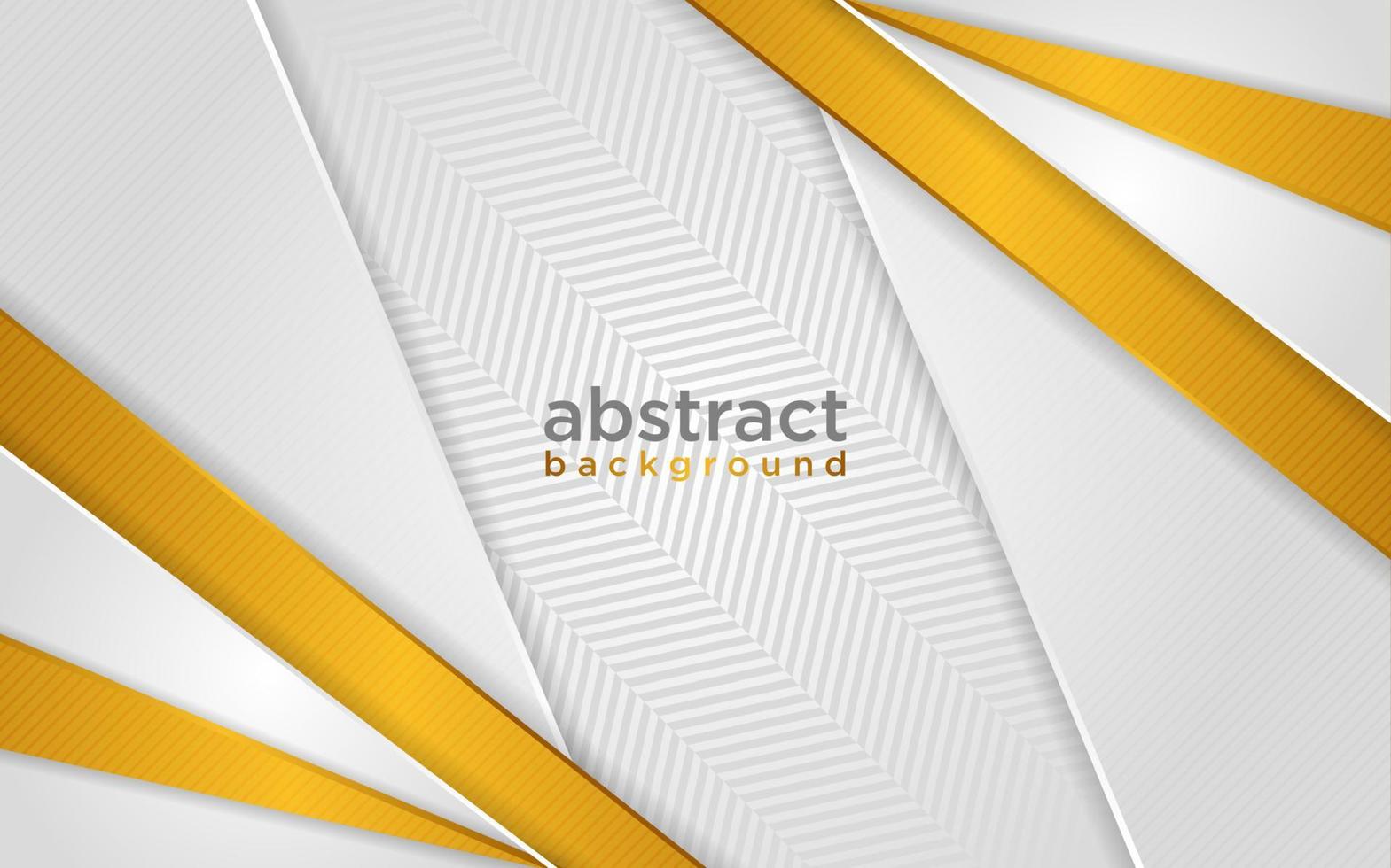 abstrakter moderner futuristischer weißer Hintergrund mit Liniengoldgradient vektor
