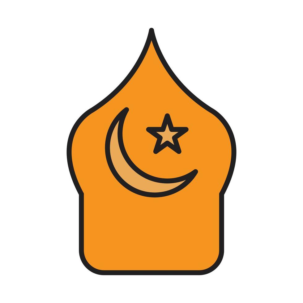 ramadhan-symbol für website, präsentationssymbol editierbar vektor