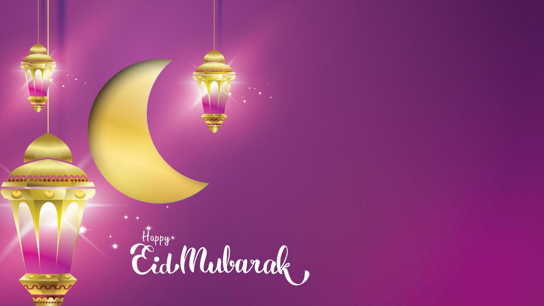 eid mubarak gratulationskortillustration, ramadan kareem tecknad vektor som önskar islamisk festival för banderoll, affisch, bakgrund, flygblad, illustration, broschyr och försäljningsbakgrund