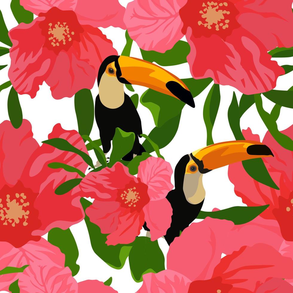 vektor stock illustration av en granatäpple blomma. röd delikat blomma närbild. rosenknopp med ömtåliga kronblad. ett oändligt mönster. för omslagspapper. idealisk för tapeter, ytstrukturer, textilier.