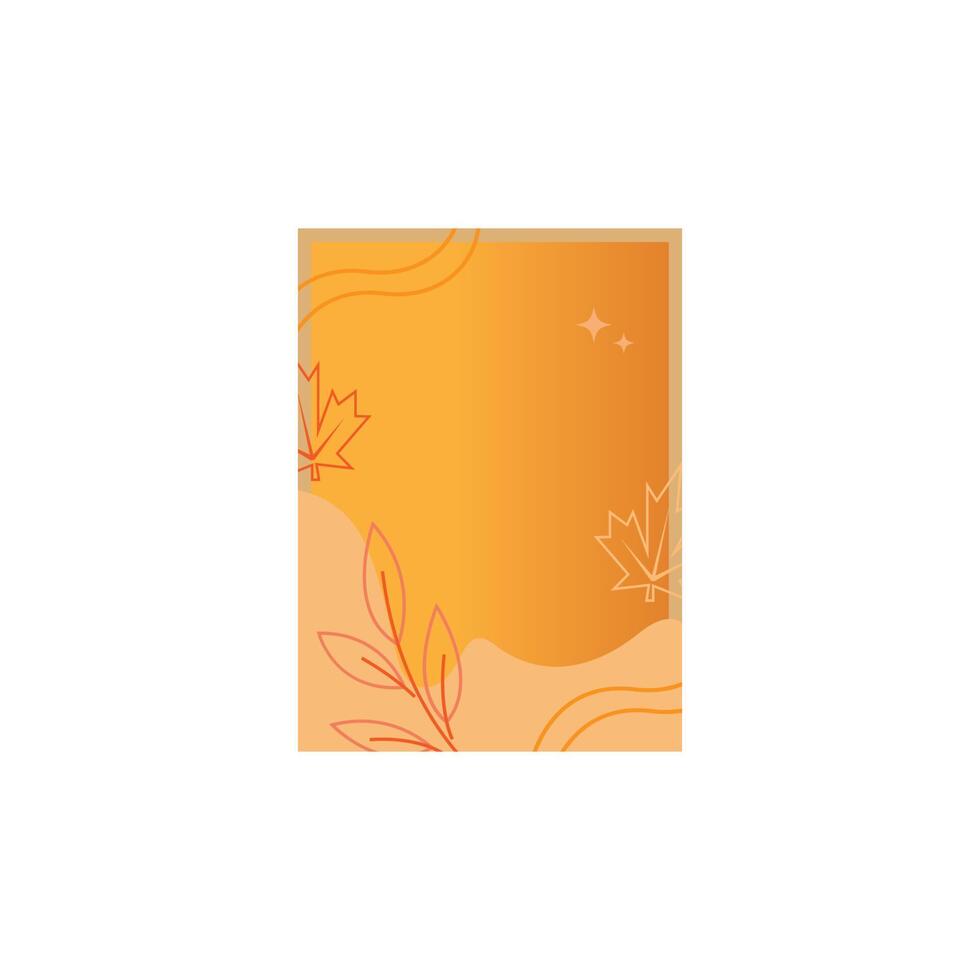 Herbst-Icon-Design-Vorlage-Hintergrund vektor