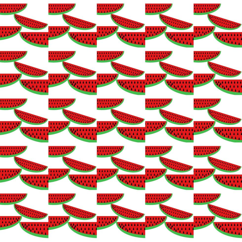 vattenmelon seamless mönster för bakgrund, tyg design vektor