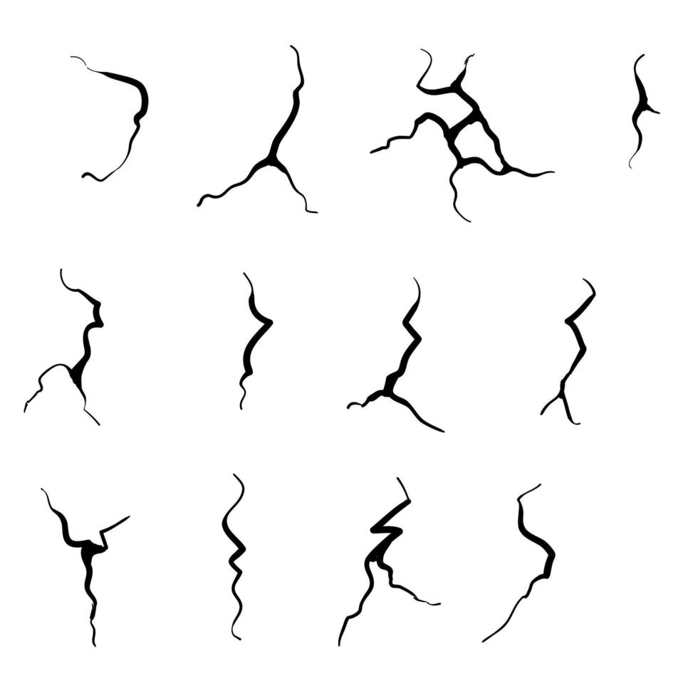 handritad sprucket glas, vägg, ägg, mald i tecknad doodle stil vektorillustration vektor