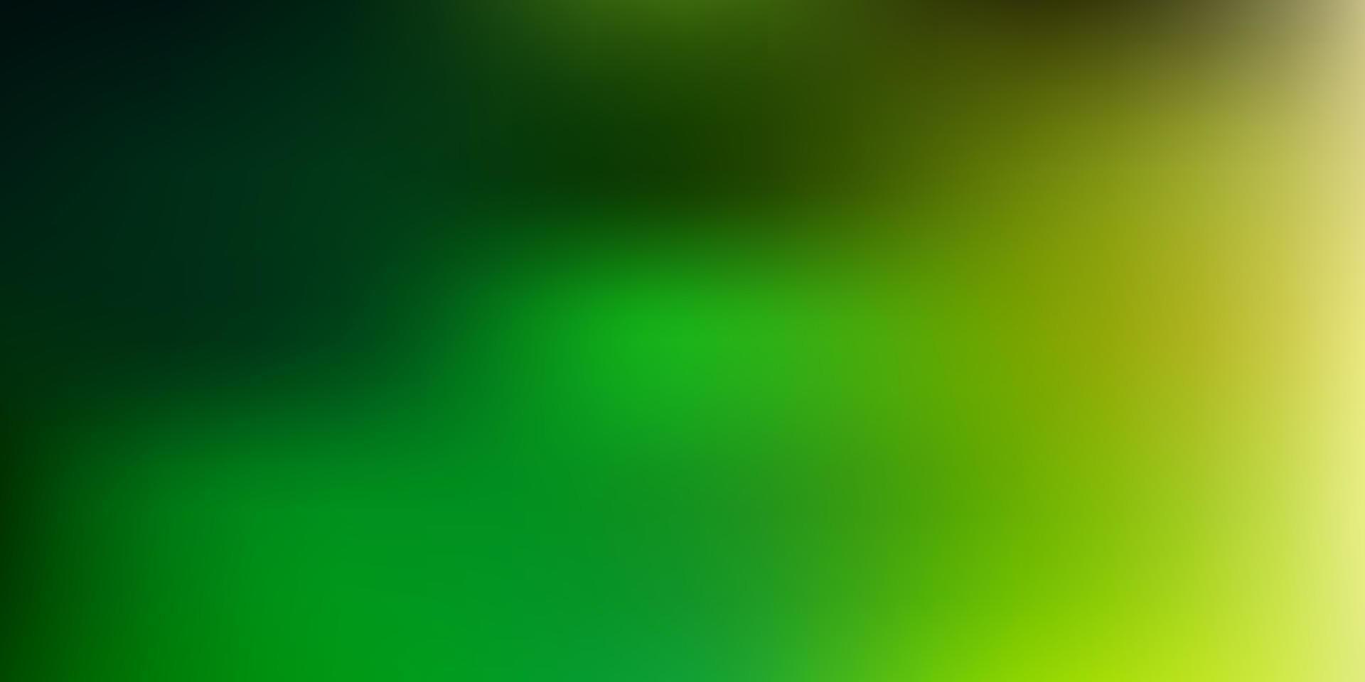 ljusgrön, gul vektor gradient oskärpa bakgrund.