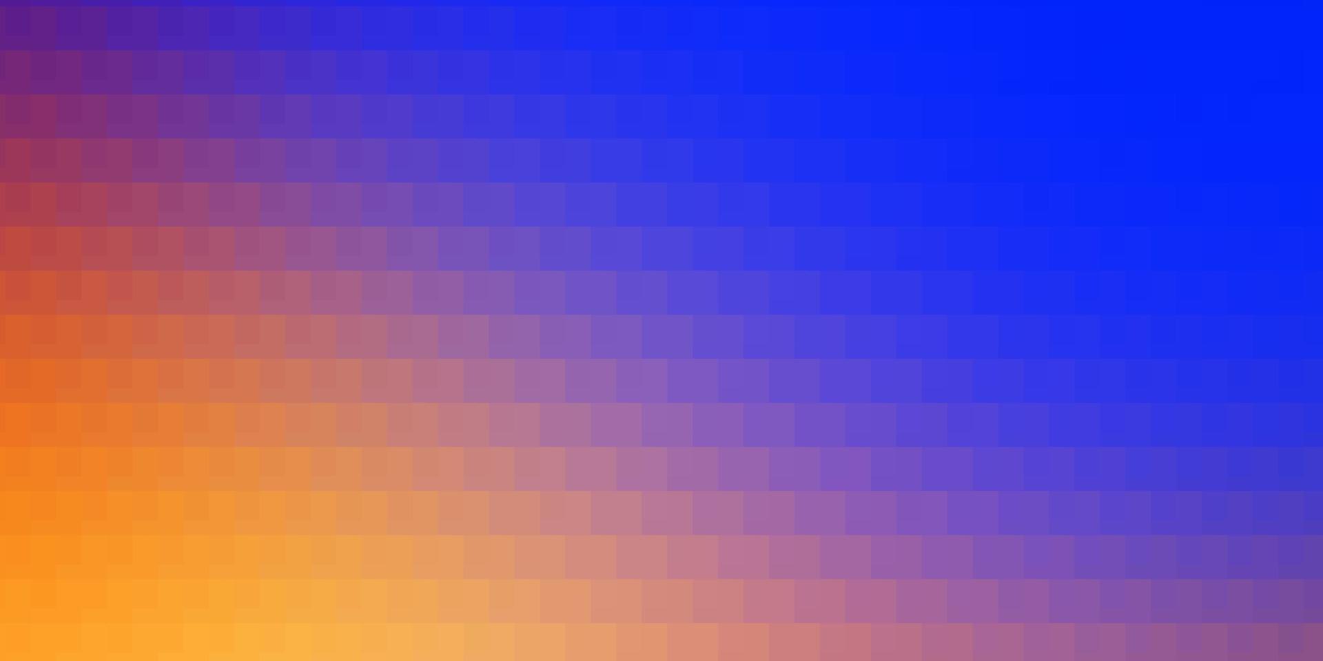 hellblaue, gelbe Vektortextur im rechteckigen Stil. vektor
