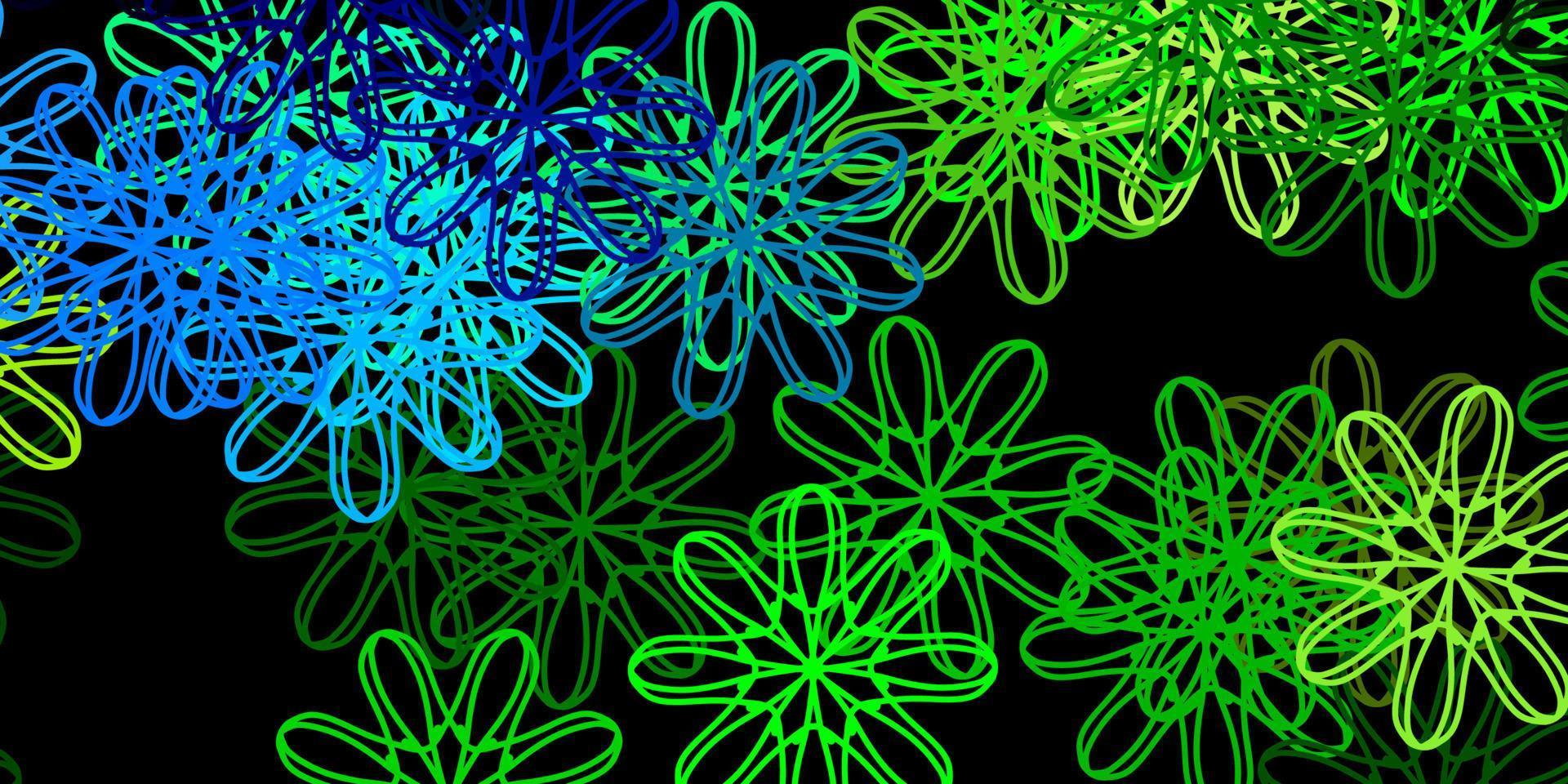 mörkblå, grön vektorstruktur med memphis-former. vektor
