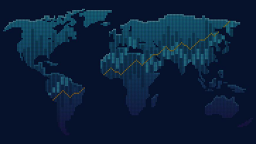 Globalt nätverk vektor