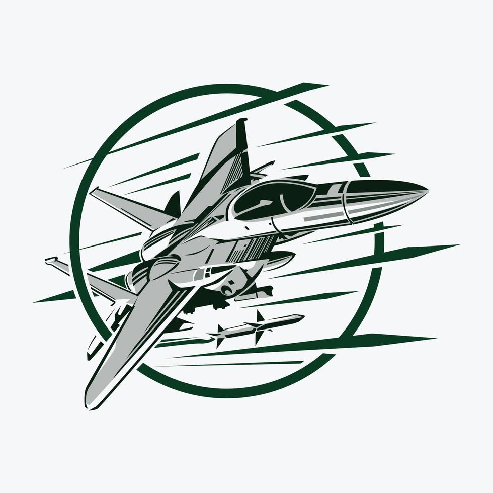 düsenflugzeug, vektor, symbol, abbildung vektor