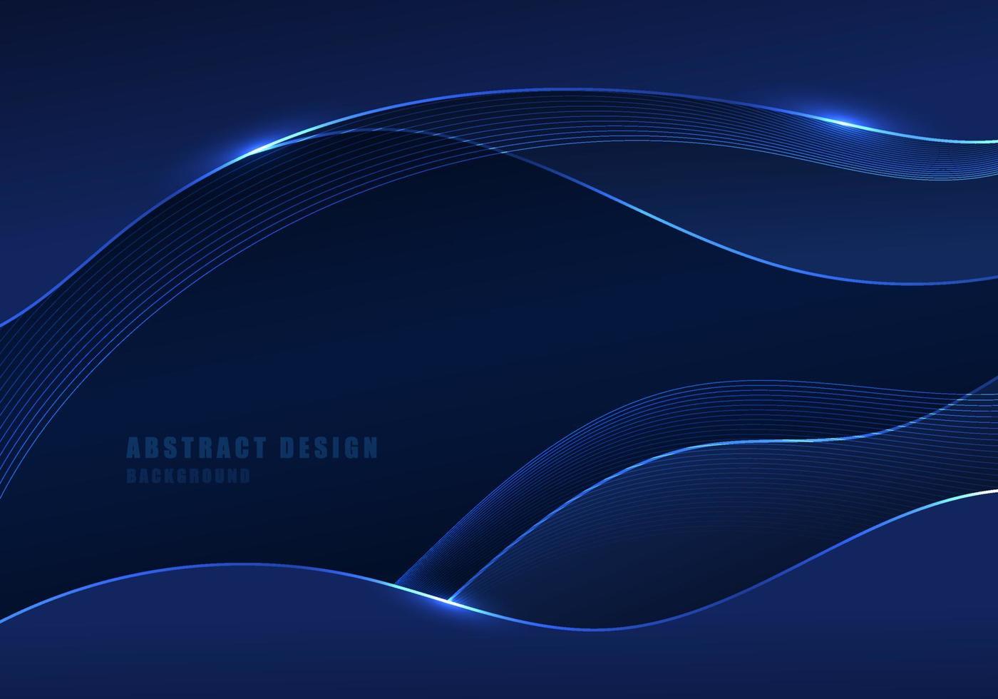 abstrakt tech gradient blå design konstverk dekorativ mall. välorganiserat objekt för användning bakgrund. illustration vektor