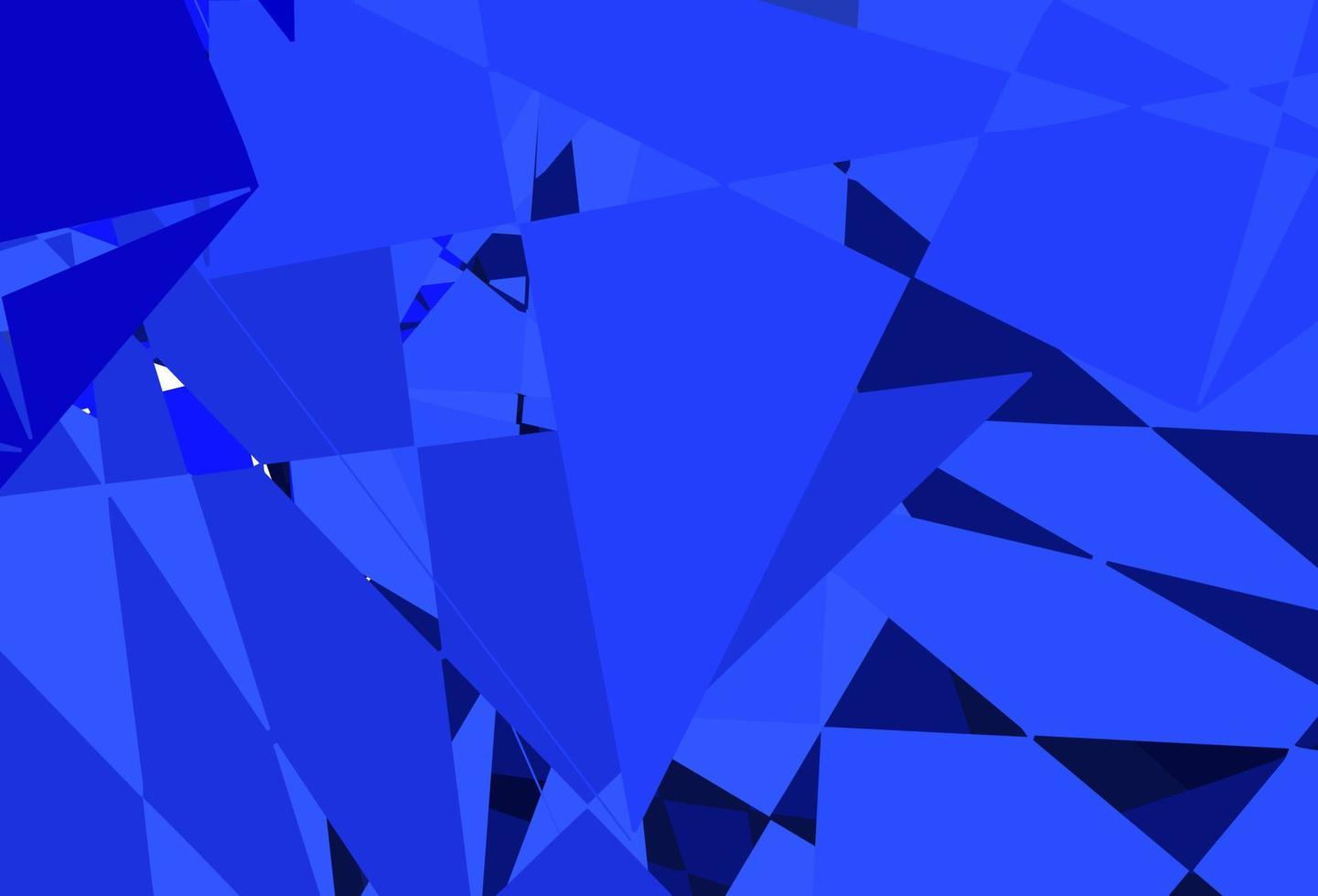 mörkrosa, blå vektormönster med månghörniga former. vektor