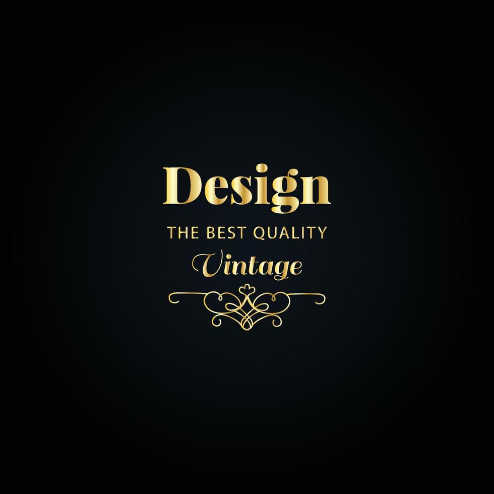 ny premium lyx logotyp malldesign i vektor för restaurang, royalty, boutique, café, hotell, heraldiskt, smycken, mode och annan vektorillustration