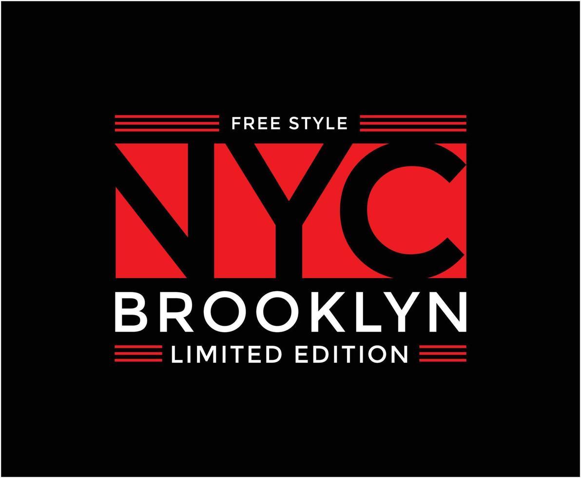 new york city typografi vektor t-shirt design