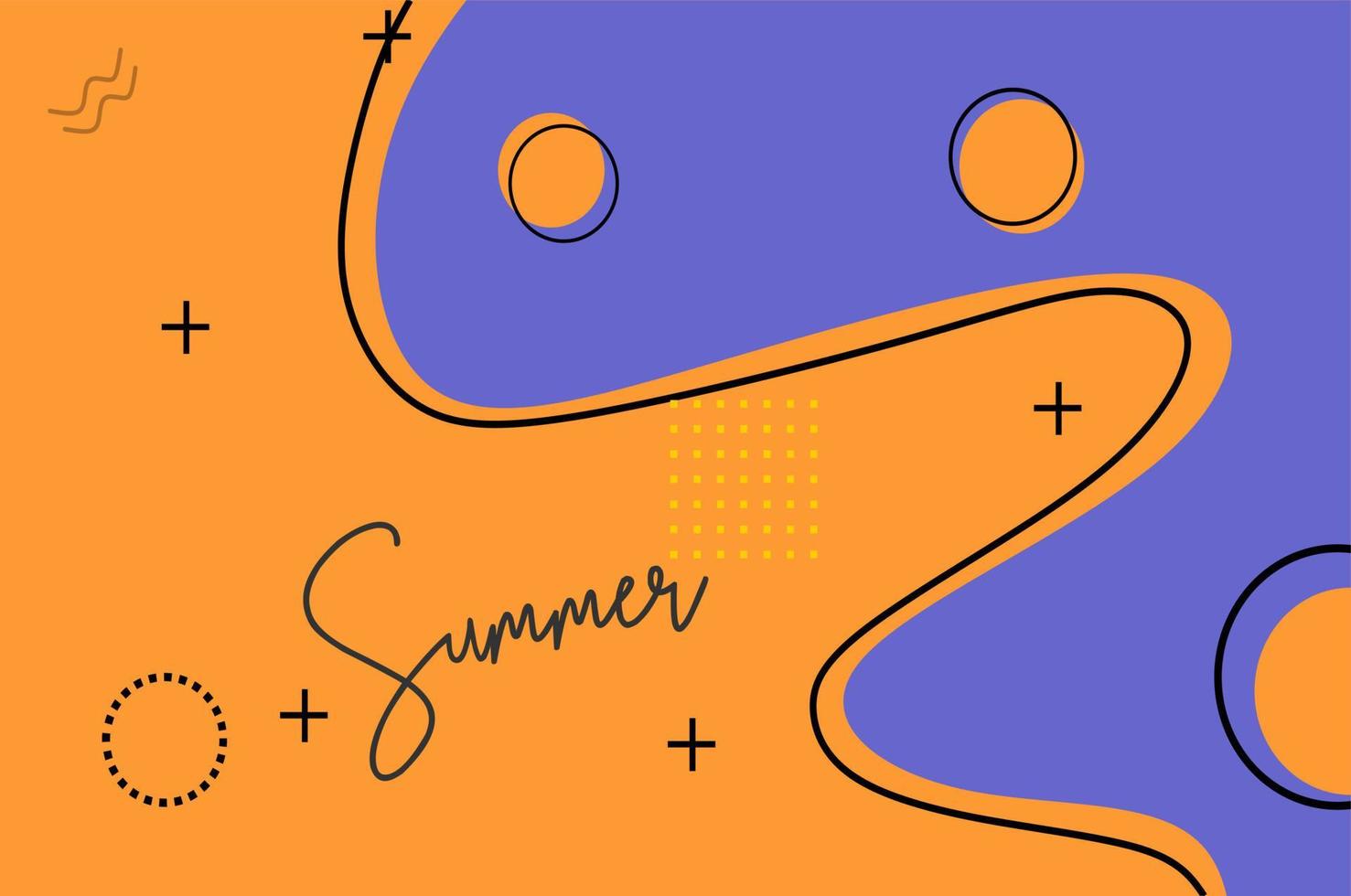 Retro-Thema Sommer abstrakten Hintergrund. eps10-Vektorillustrationsdesign vektor