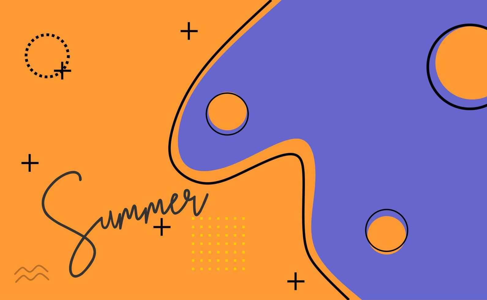 Retro-Hintergrund für den Sommer. abstraktes Design, geeignet für Saisonrabatt-Produktwerbung vektor