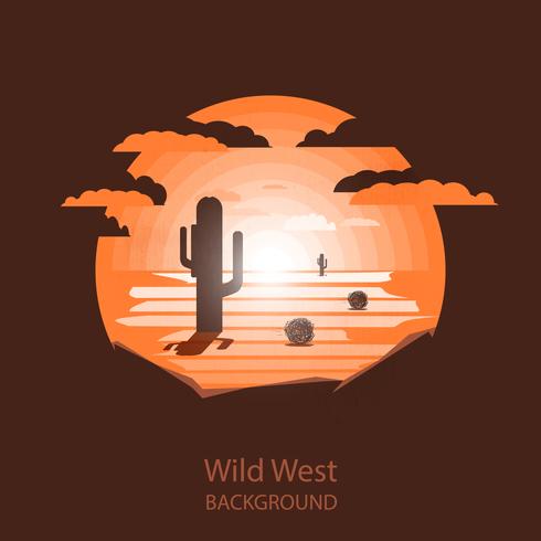 Wild-West-Landschaft vektor