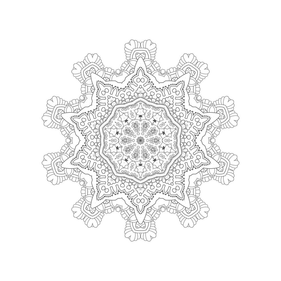 elegant mandala vektor för design