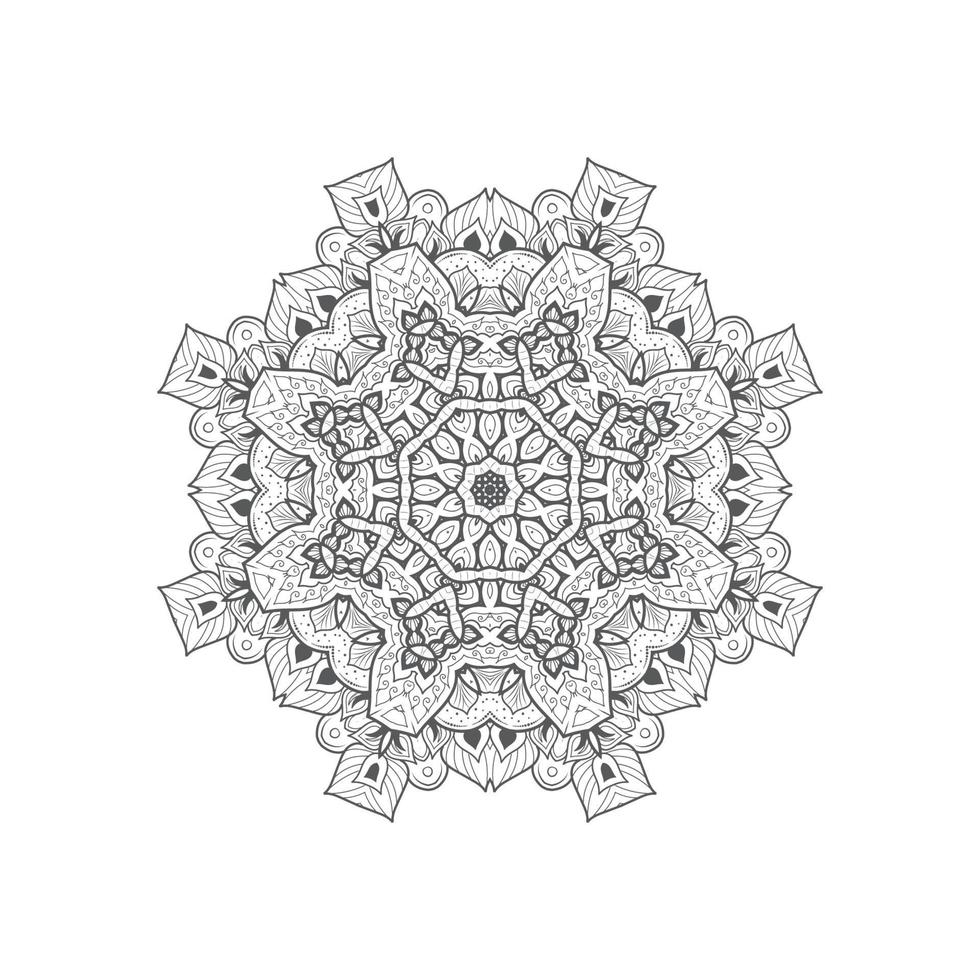 vacker mandala vektor för design