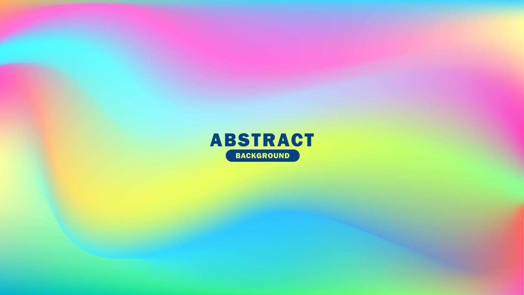 abstrakt bakgrund mall. färgglad bakgrund med vågeffekt vektor