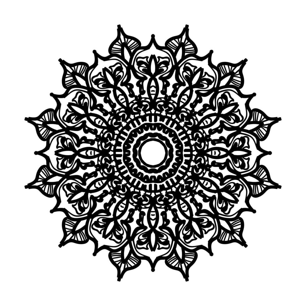 handgezeichnetes Mandala. dekoration in ethnischer orientalischer gekritzelverzierung. vektor