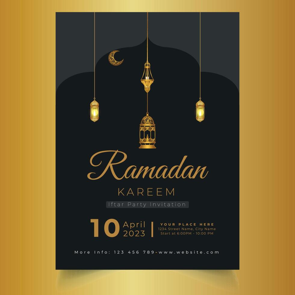 ramadan kareem rea banner. erbjudande flyer, affisch speciell ramadan försäljning vektor