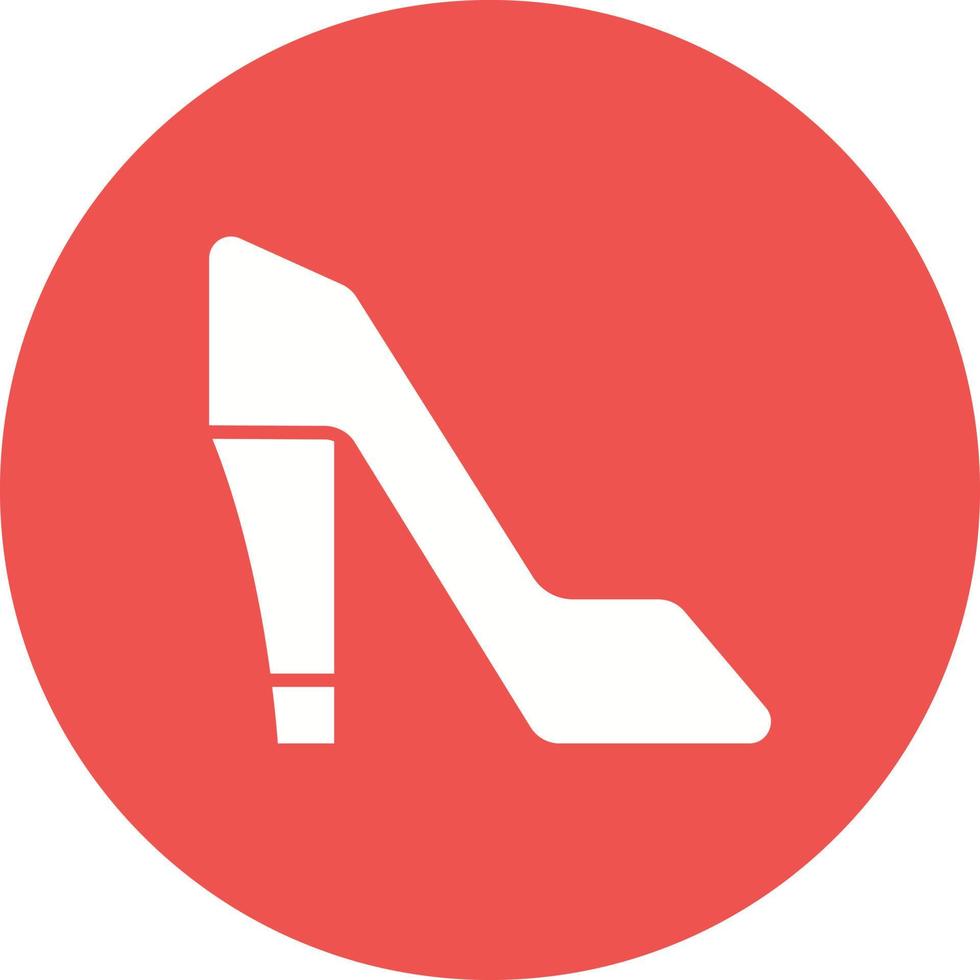 Glyphen-Symbol für High Heels vektor