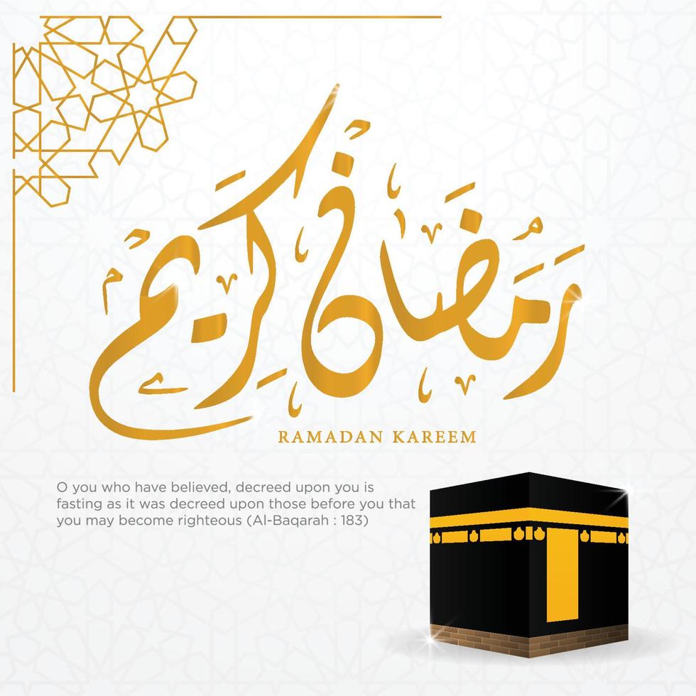 ramadan kareem islamischer hintergrund mit moschee und islamischem konzeptstil design vektor eps 10, eid mubarak, hari raya, eid fitr, eid adha, hajj, umrah