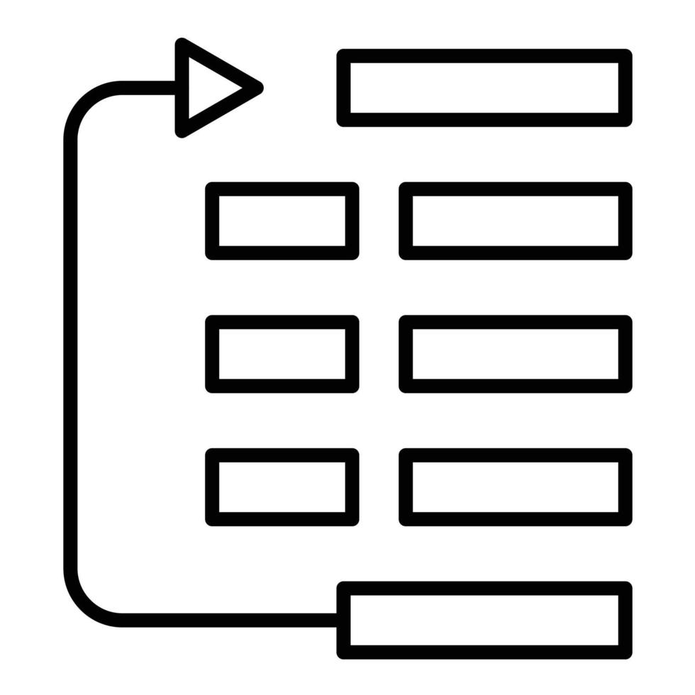 Liniensymbol mit niedriger Priorität vektor