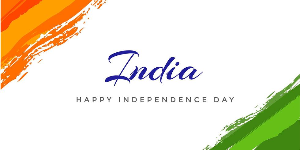 Glücklicher Unabhängigkeitstag-Indien-Entwurf vektor