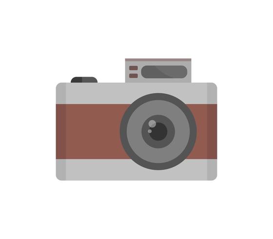Kamerans ikon på en vit bakgrund vektor