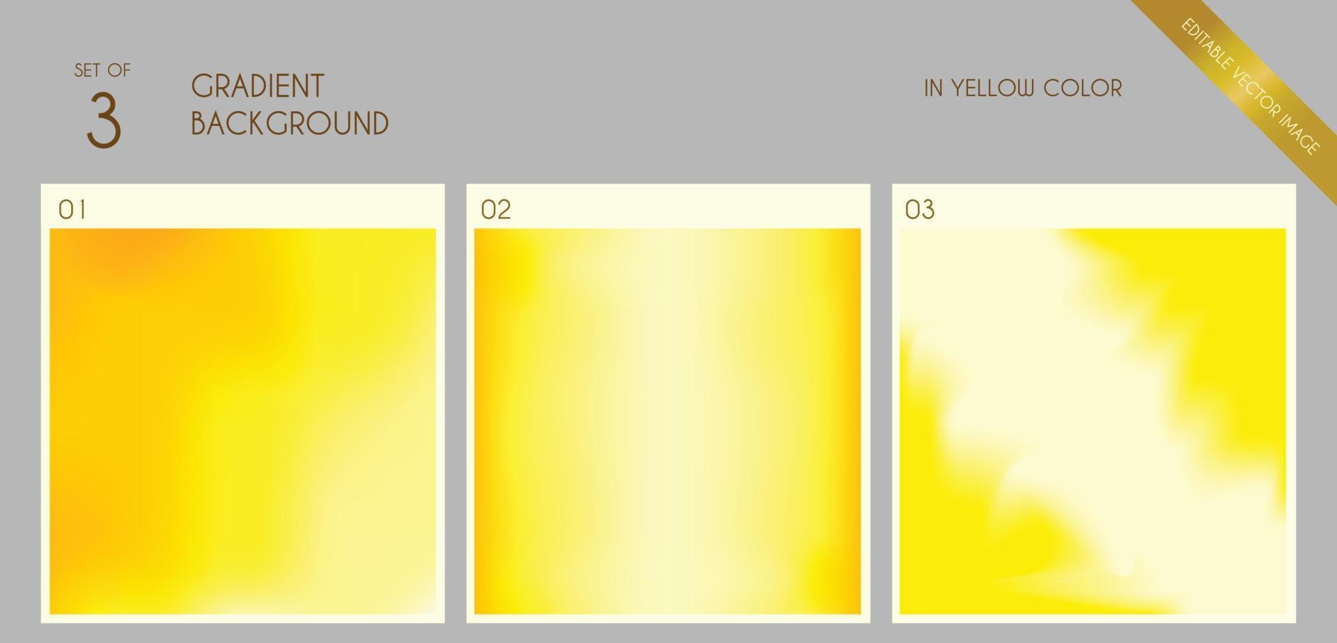 gradient färg bakgrund abstrakt layout gul vektor