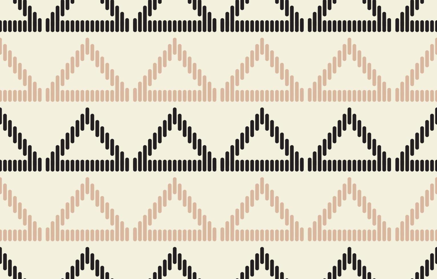 ethnische aztekische abstrakte ikat-kunst. Nahtloses Motiv Dreieck Chevron-Muster in Stammes-, Navajo-Volksstickerei und mexikanischem Stil. geometrischer kunstornamentdruck.design für teppich, tapete, textil. vektor