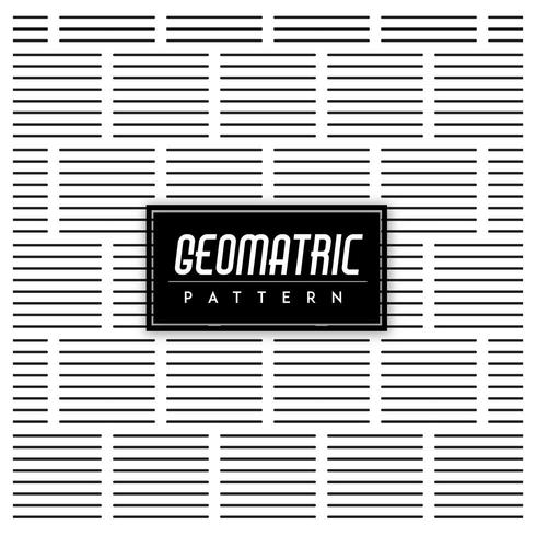 Geomatric nahtloser Muster-Schwarzweiss-Hintergrund vektor