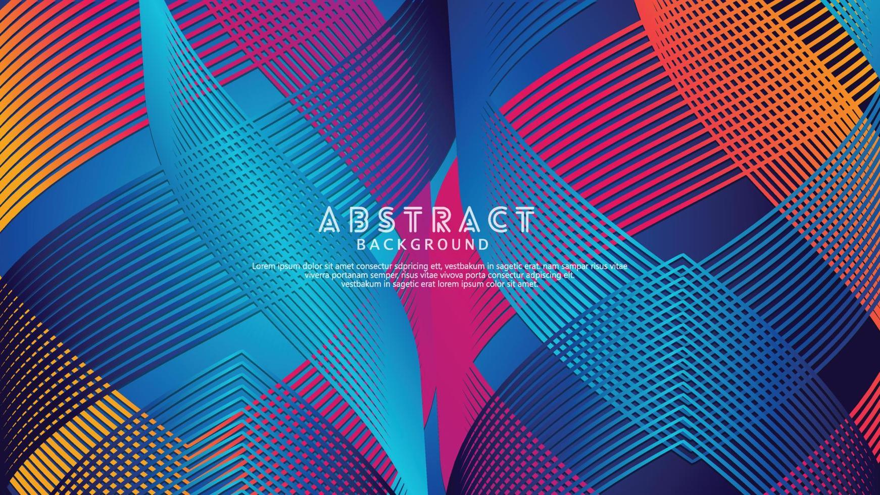 abstrakte Wellenlinien Hintergrund für Elementdesign und andere Benutzer vektor